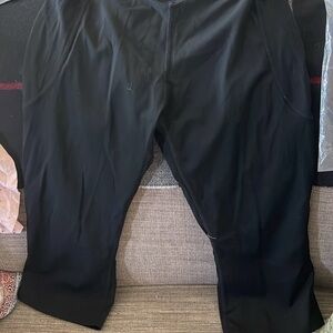 Source Unknown Black Leggings with Ankle Length